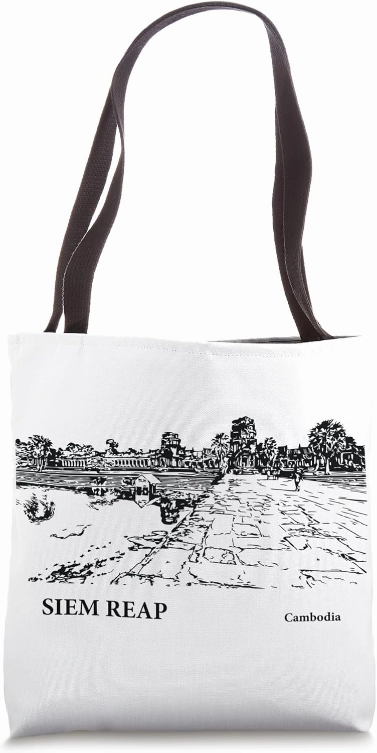 Siem Reap Cambodia Tote Bag