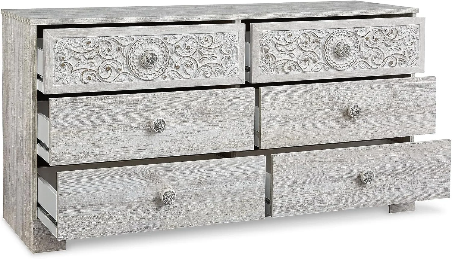 Signature Design by Ashley Paxberry Boho Dresser, Whitewash