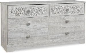 Signature Design by Ashley Paxberry Boho Dresser, Whitewash