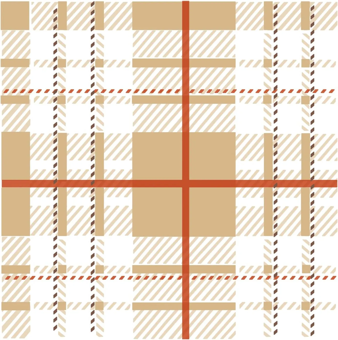 Sizzix Layered Reusable Crafts 4PK Tartan | 664933 | Chapter 4 2022 Stencils, Mulitcolour