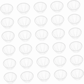 Skirt Support Set for Dollhouse 30pcs Plastic Doll Panniers Mini Model Pannier Doll Standing Dress Hanger for Display Craft DIY Toy