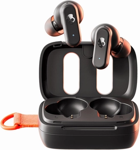 Skullcandy Dime 3 In-Ear Wireless Earbuds, 20 Hr Battery, Microphone, Works with iPhone Android and Bluetooth Devices - Black (Renewed)