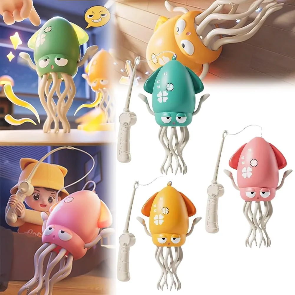 Smart Tentacle Explorer, Electric Dancing Octopus Toy, Automatic Playful Wiggly Wonder Octopus, Magical Crawling Moving Squid with LED Lights & Music, Smart Interactive Magic Mover(3PCS)