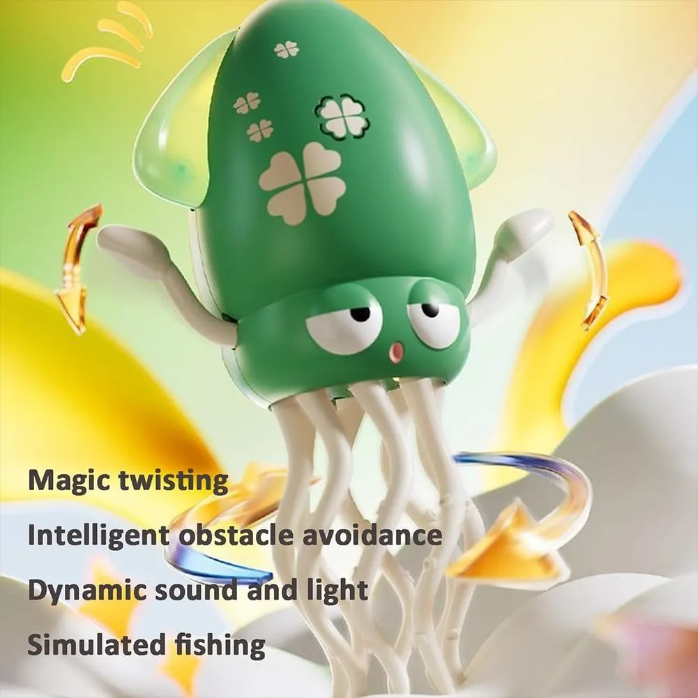 Smart Tentacle Explorer, Electric Dancing Octopus Toy, Automatic Playful Wiggly Wonder Octopus, Magical Crawling Moving Squid with LED Lights & Music, Smart Interactive Magic Mover(3PCS)