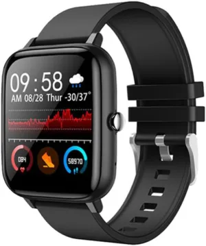 Smart Watch Waterproof Sport Smartwatch Heart Rate Tracking Device Bracelet Watch Black Smart