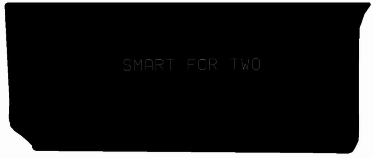 SMART For Two Boot Mat 2007-2014  - Tailored Car Boot Mat