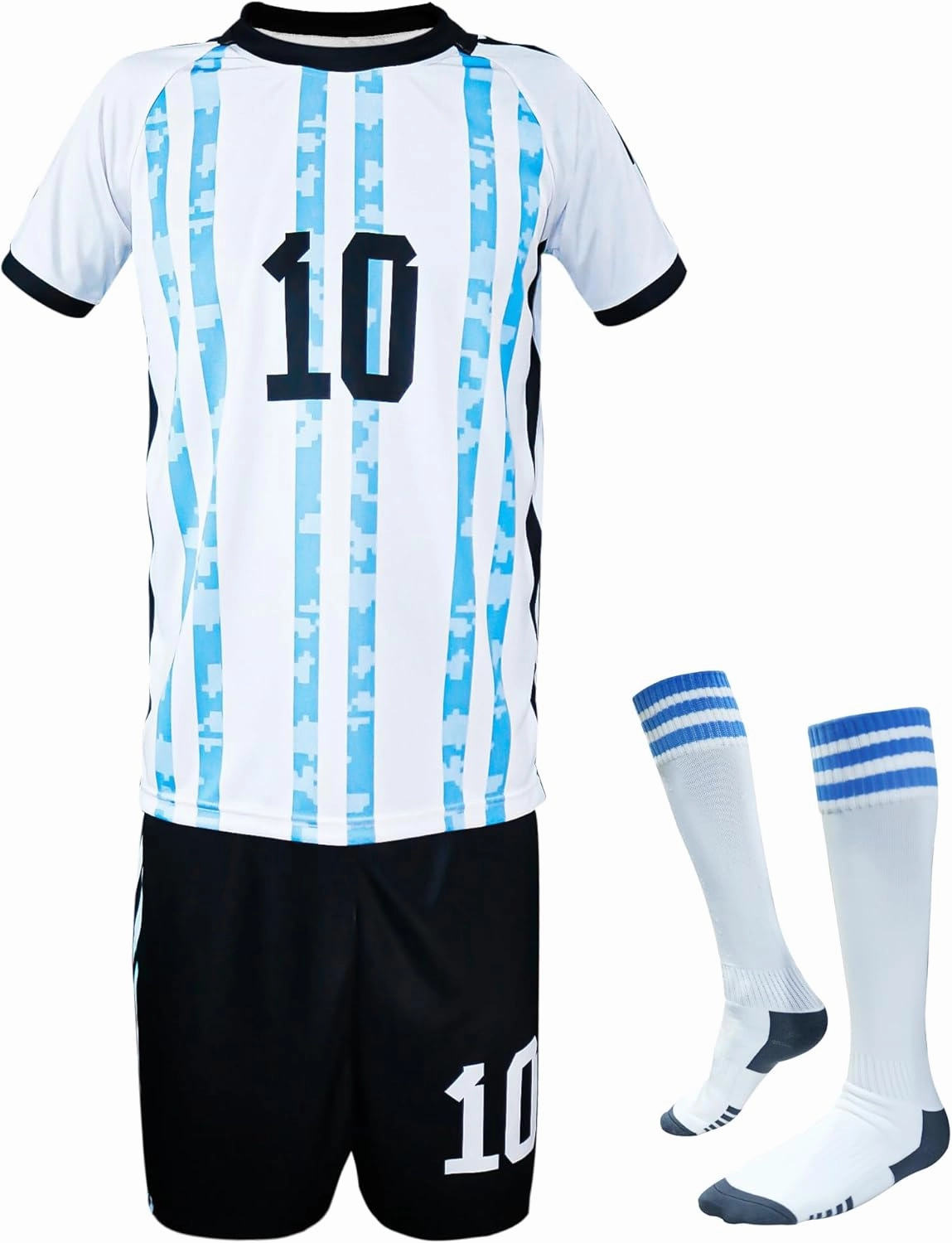 Soccer Jersey & Shorts for Boys Kids Men's 2022/2023 Adult & Youth, Football Jersey 10 Soccer Jersey Set