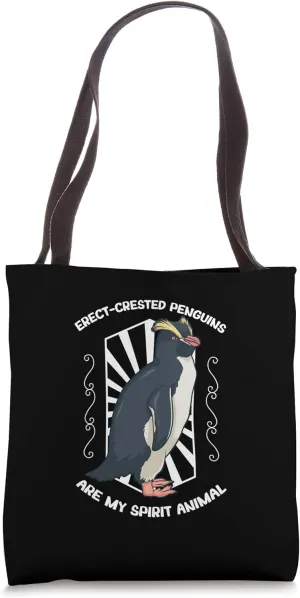 Spirit Animal Erect-crested Penguin Tote Bag