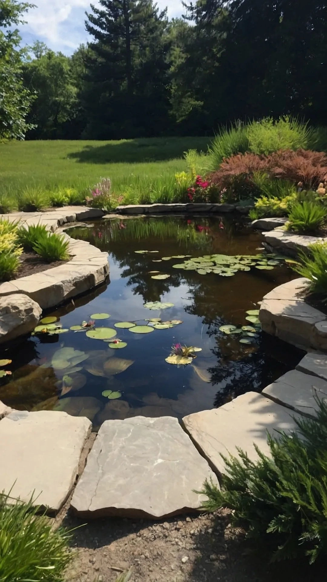 Splashing Fun: 17 House Pond Ideas to Transform Small Gardens