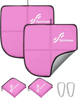 Sportneer Sitting Pad, Sit Pads for Backpacking Portable Camping Sit Pad Waterproof Folding Pad Stadium Seat Pad for for Camping Picnics Hiking