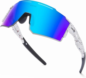 Sports Polarized Sunglasses UV Protection for Youth, Men & Women, Ideal for Cycling Running Baseball Skiing & Softball