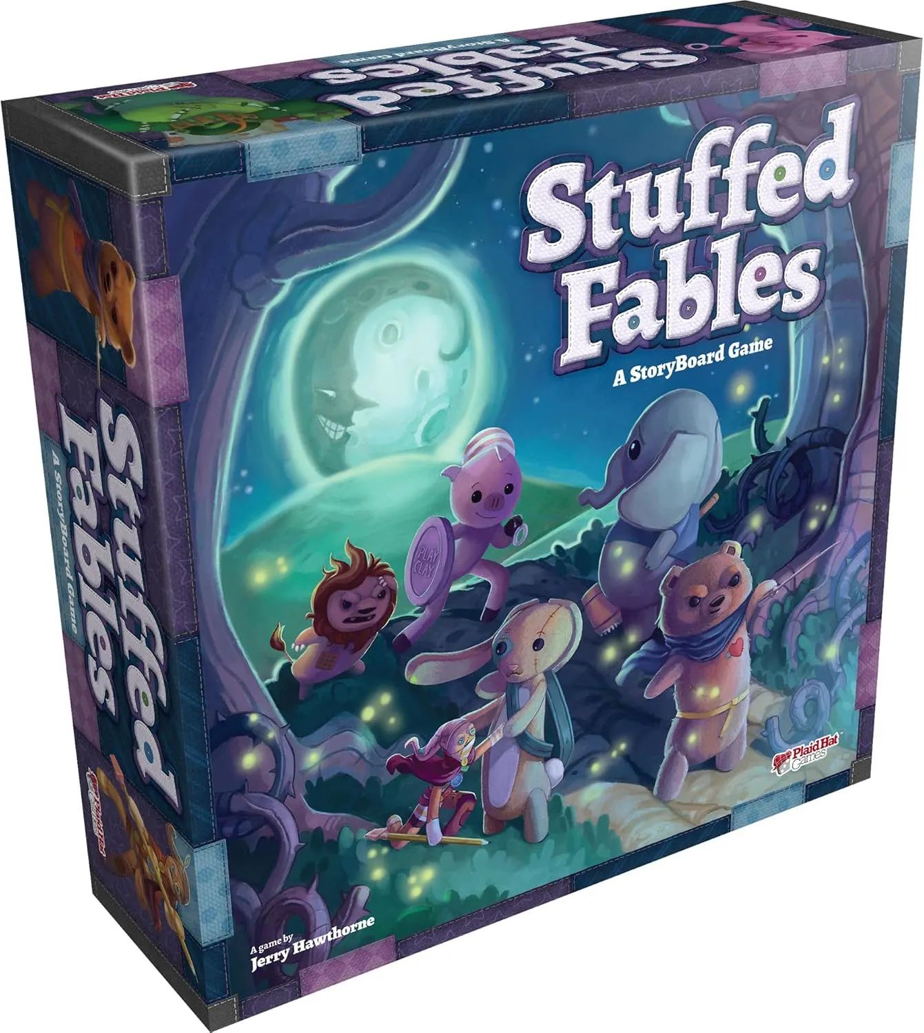 Stuffed Fables Board Game | Storybook Adventure,Strategy Game | Fun Family Game for Adults and Kids | Ages 7  | 2-4 Players | Average Playtime 60-90 Minutes | Made by Plaid Hat Games