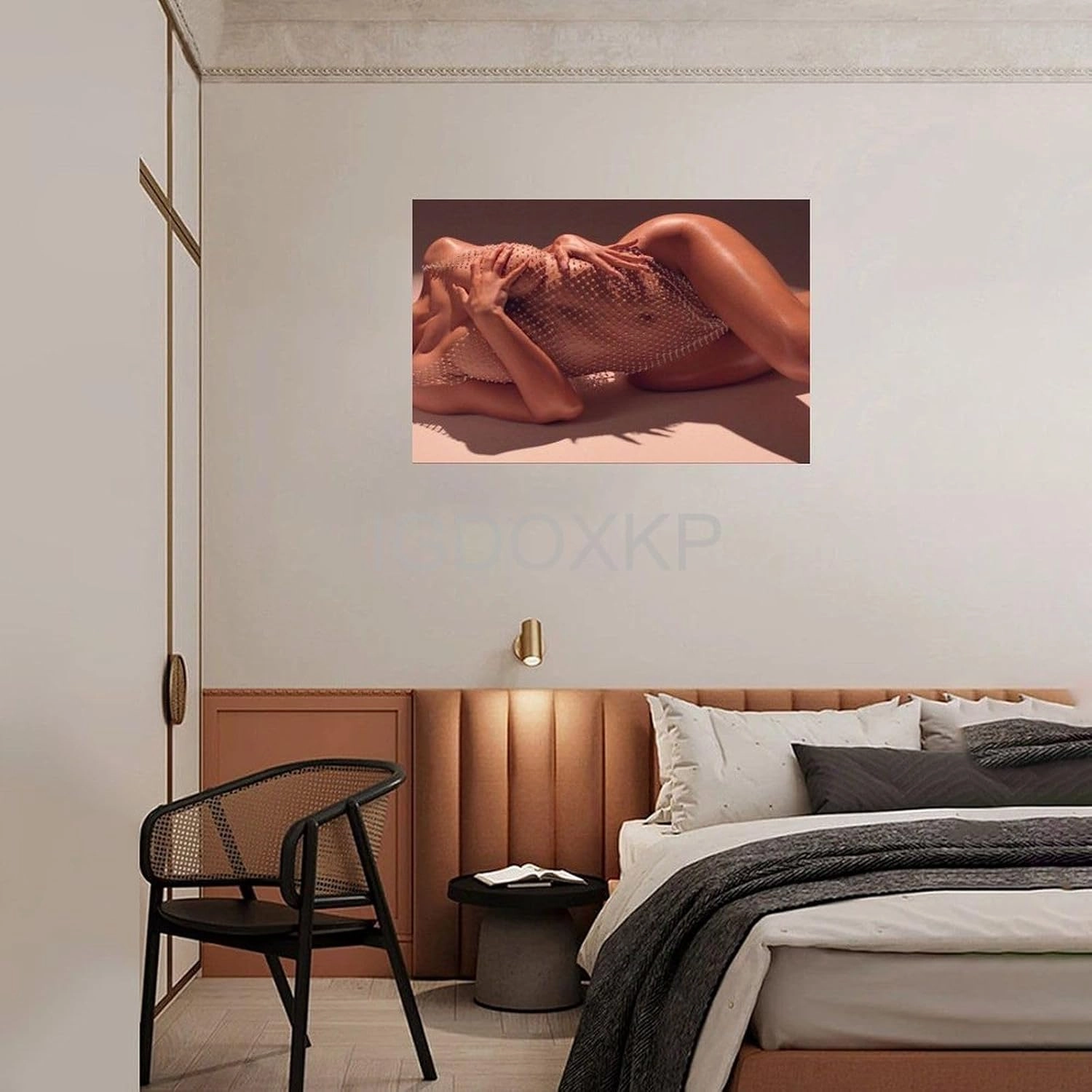 SUKWA Kylie Jenner Model Photography Art Poster Bedroom Sexy Bikini Poster13 Canvas Poster Bedroom Decor Office Room Decor Gift Unframe-style 12x08inch(30x20cm)