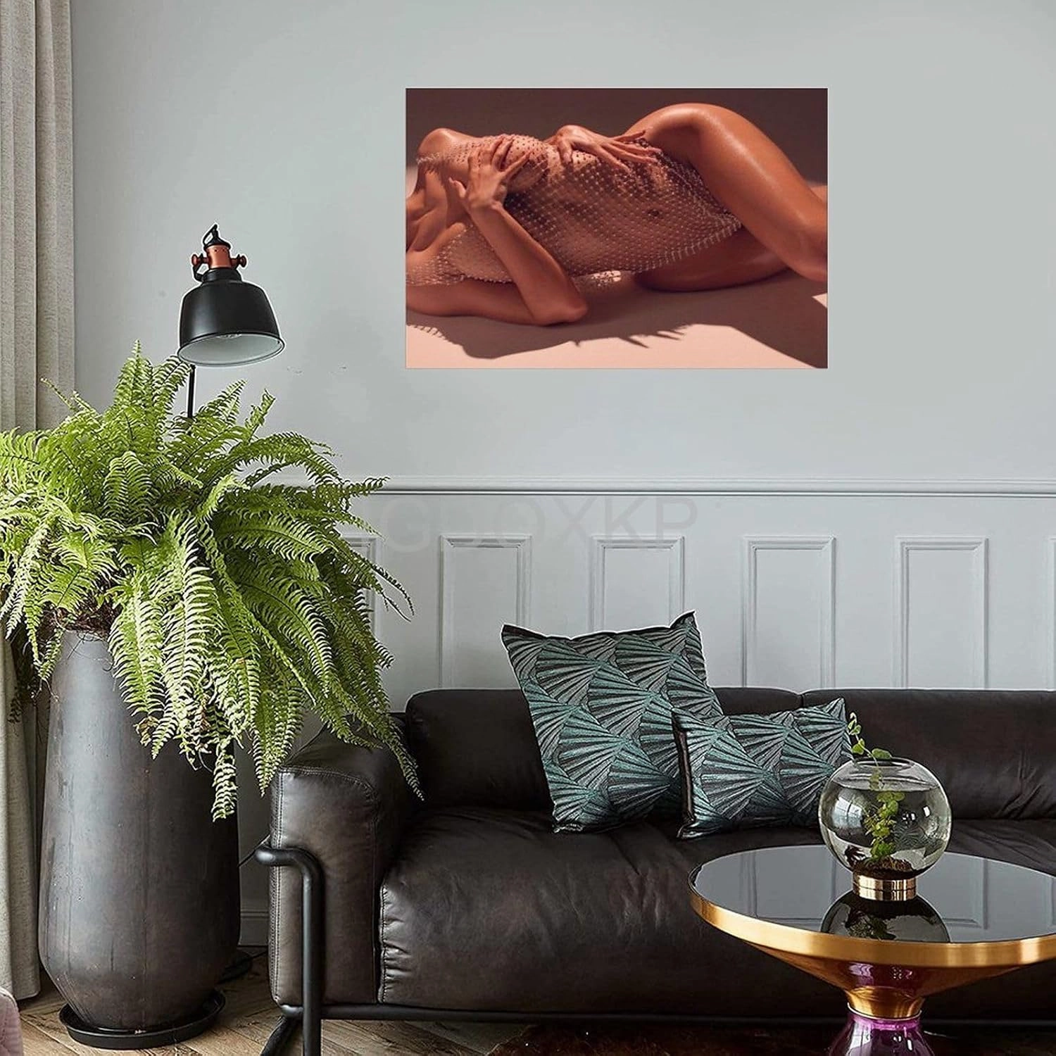 SUKWA Kylie Jenner Model Photography Art Poster Bedroom Sexy Bikini Poster13 Canvas Poster Bedroom Decor Office Room Decor Gift Unframe-style 12x08inch(30x20cm)