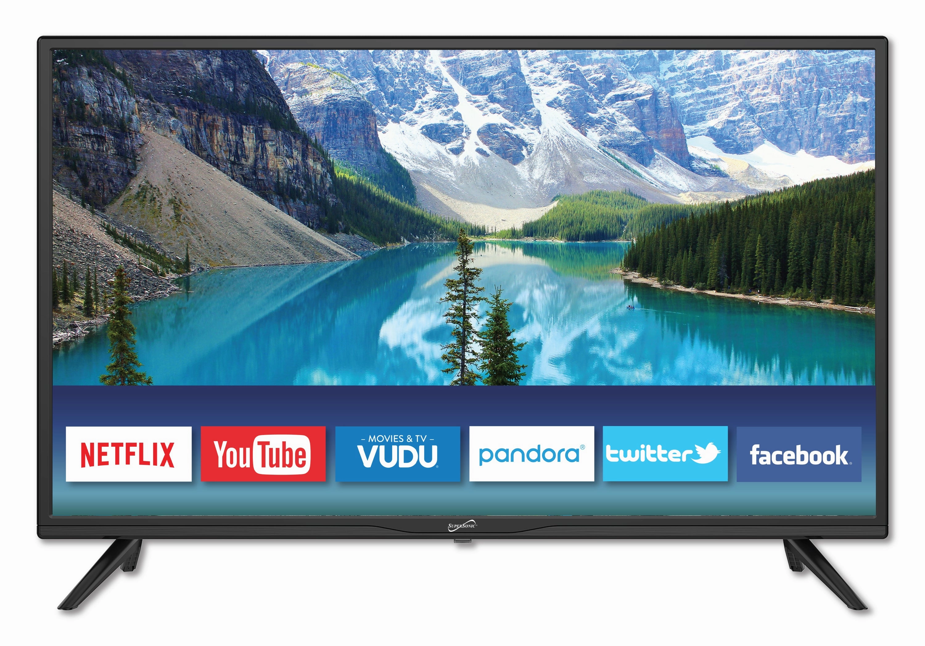 Supersonic 32" Smart HDTV 1080p Widescreen LED with USB & HDMI Inputs (SC-3216STV)