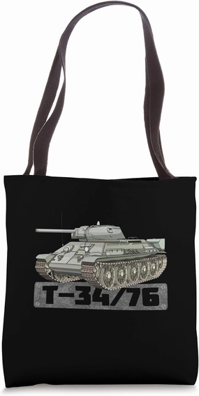 T-34 76 Russian WW2 Tanks Memorabilia Tote Bag