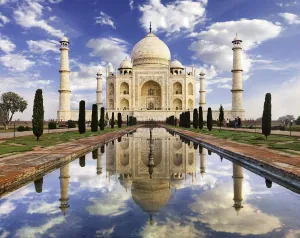 Taj Mahal at Sunrise India Puzzle for Adults, Kids, Teens, and Families | 500 Piece Jigsaw Puzzle | Fun Puzzle Toy | Interactive Games for Family Game Night | 18 x 18 inches