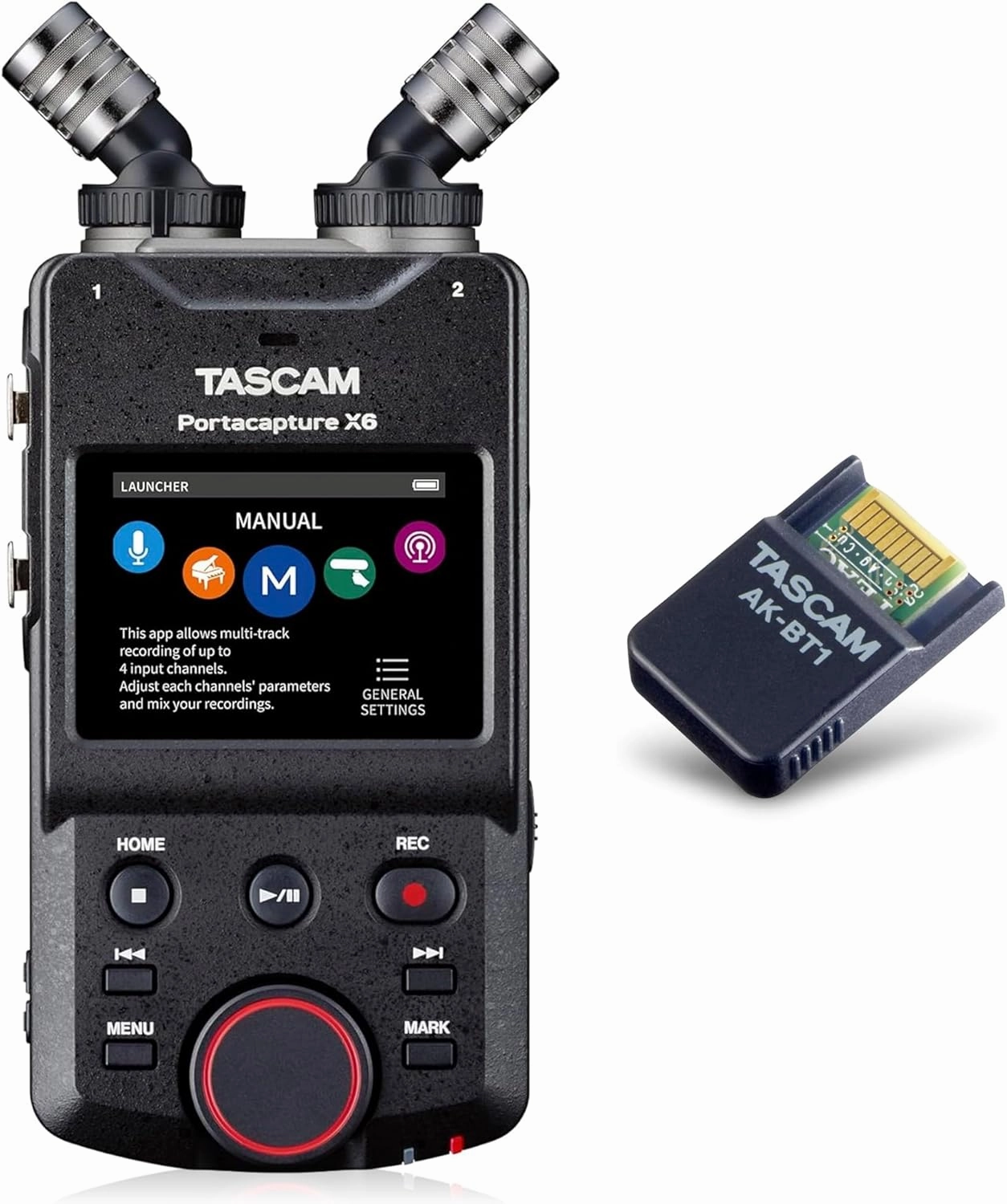 TASCAM Portacapture X6 and Bluetooth Adapter Bundle