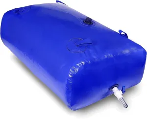 TCHAU Soft Bag with Valve Emergency Water Bladder Tanks Large-Capacity Foldable Water Bladder Tanks Container Collapsible Portable Tank Large Capacity