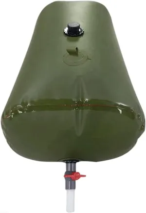 TCHAU Water Storage Bladder Emergency Collapsible Tanks Outdoor Construction Watering Soft Drought-Resistant Bag Tank Bucket Portable Container with Valve