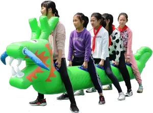 Team Building Games Field Day Outdoor Teamwork Games, Multiplayer Lawn Games Inflatable Toys, Outdoor Carnival Party Carnival Sports Game, 2 PCS(14 seats/L-8M)