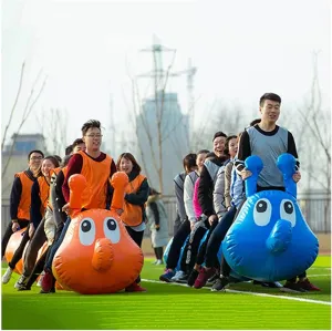 Team Building Games Field Day Outdoor Teamwork Games, Team Building Activity Game Inflatable Toy Equipment, Outdoor Sports Carnival Multiplayer Relay Race, 2 PCS