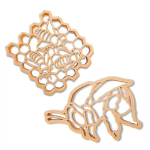 Teddy Bear Bee and Honey Comb Eco Cutter Set
