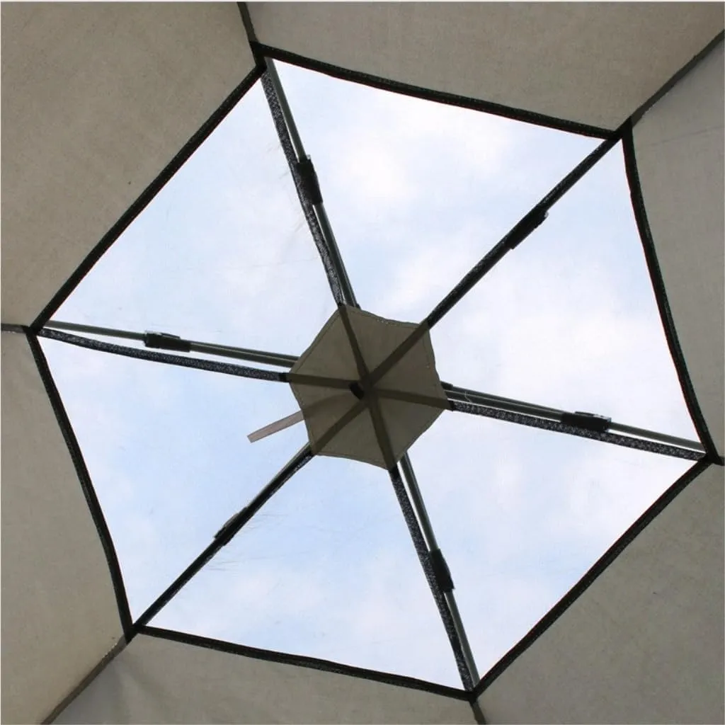 Tent Hexagonal Tent Folding Portable Thickened No-Setup Family Camping Outdoor Fully Automatic Quick-Opening Tent Outdoor Tent