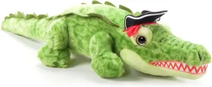 The Petting Zoo Alligator Stuffed Animal Plushie, Gifts for Kids, Pirate Animals, Pirate Alligator Plush Toy 15 inches