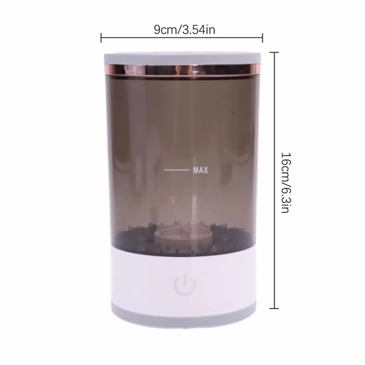 The Cozy Luna, Cozy Luna, The Cozy Luna Brush Cleaner, Cosmetic Brush Cleaner, Waterproof Automatic Makeup Brush Cleaner for Makeup Brush Set (Charging,White)