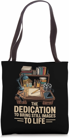 The Dedication To Bring Still Images To Life Animation Draw Tote Bag