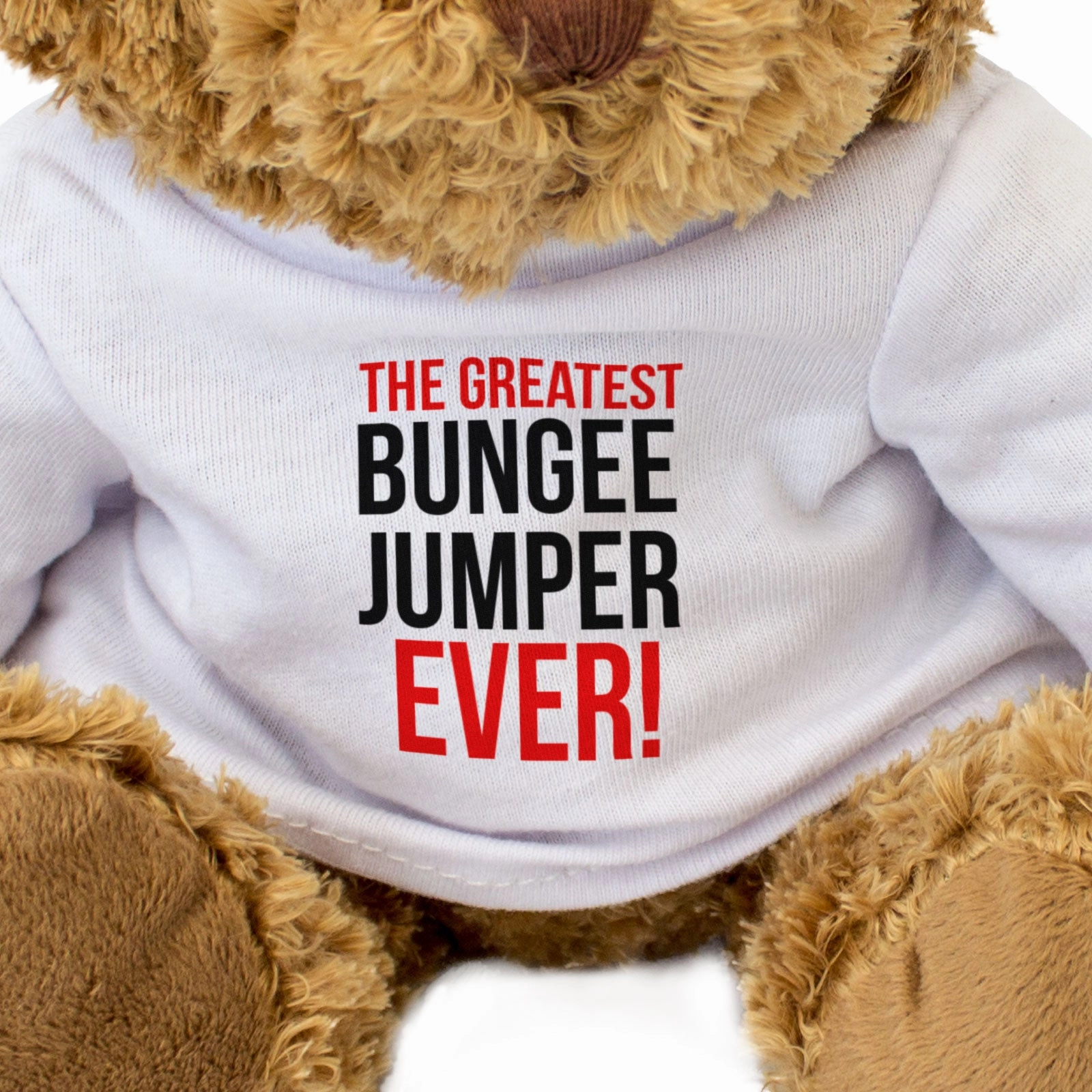 THE GREATEST BUNGEE JUMPER EVER - Teddy Bear - Cute Cuddly - Gift Present
