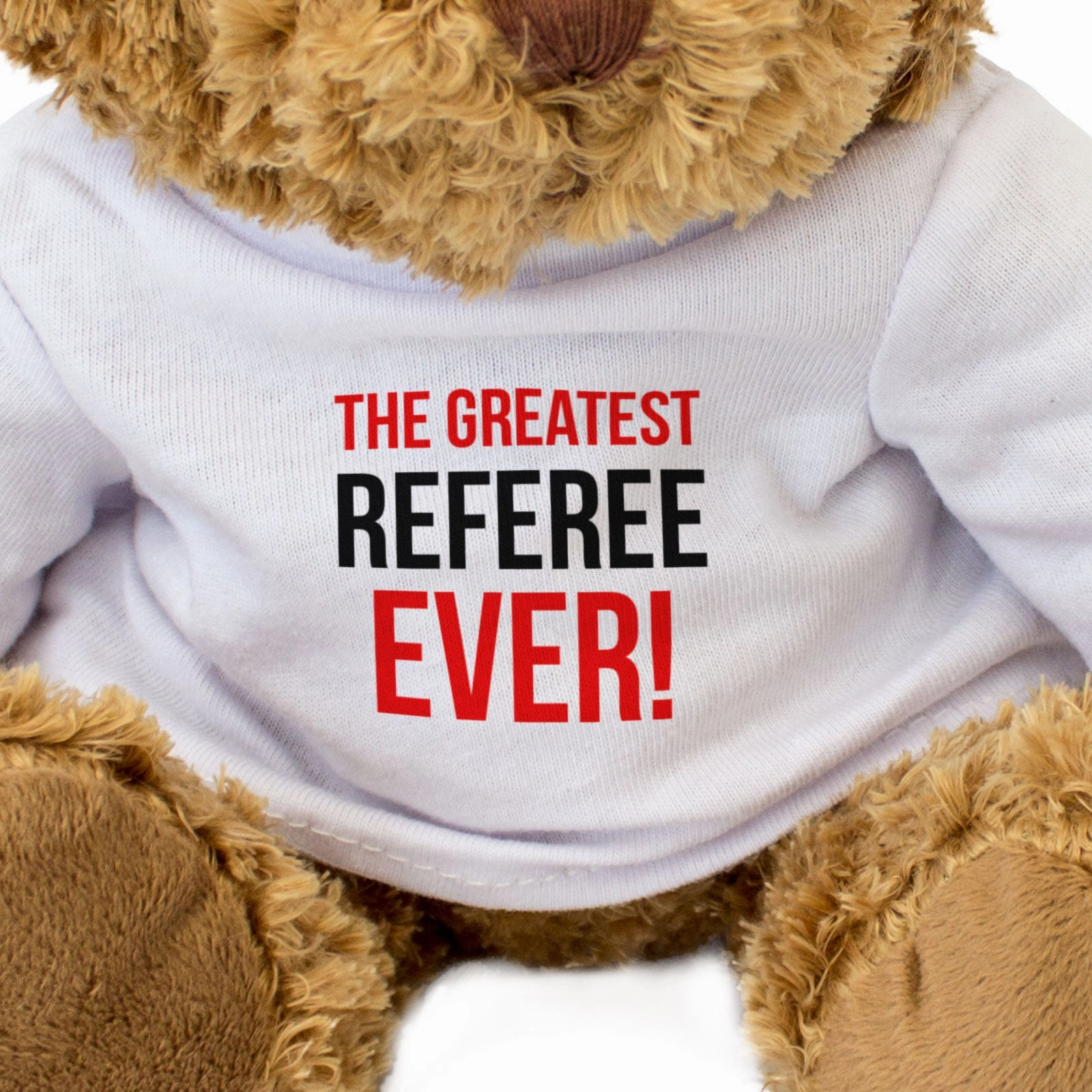 THE GREATEST REFEREE EVER - Teddy Bear - Cute Cuddly - Gift Present