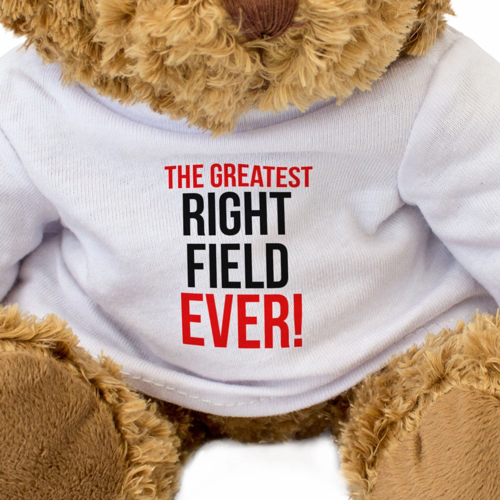 THE GREATEST RIGHT FIELD EVER - Teddy Bear - Cute Cuddly - Gift Present
