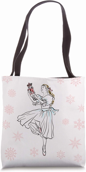 The Nutcracker Ballet and Clara Christmas Holiday Dance Tote Bag