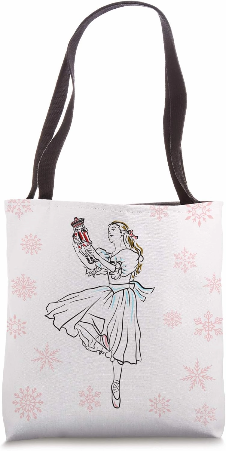 The Nutcracker Ballet and Clara Christmas Holiday Dance Tote Bag