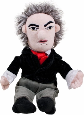 The Unemployed Philosophers Guild Ludwig Van Beethoven - Little Thinker - Plush Doll