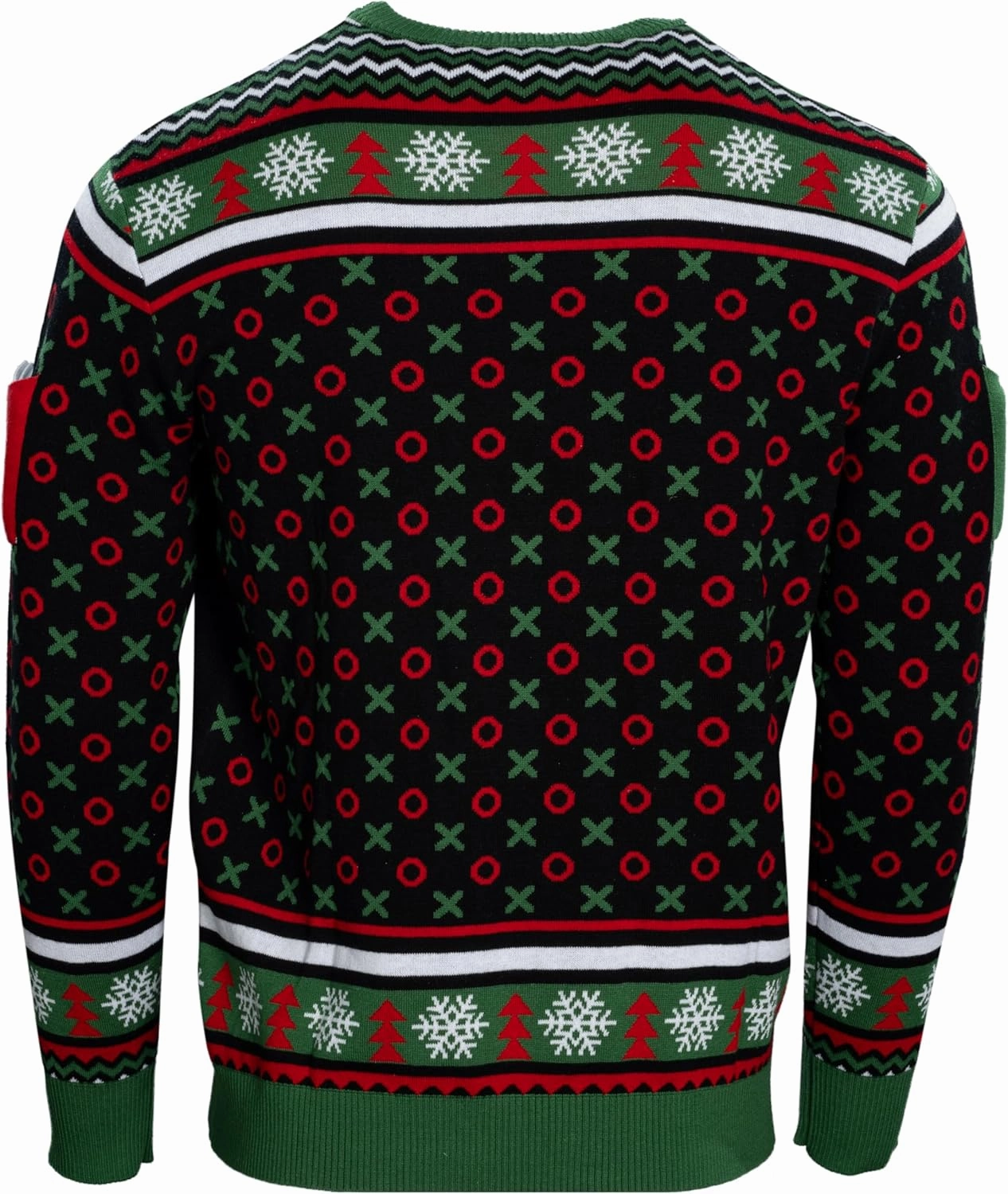Tic Tac Ho Festive Holiday Party Game Wear Interactive Ugly Christmas Sweater