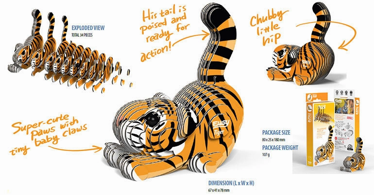 Tiger 3D Model Kit