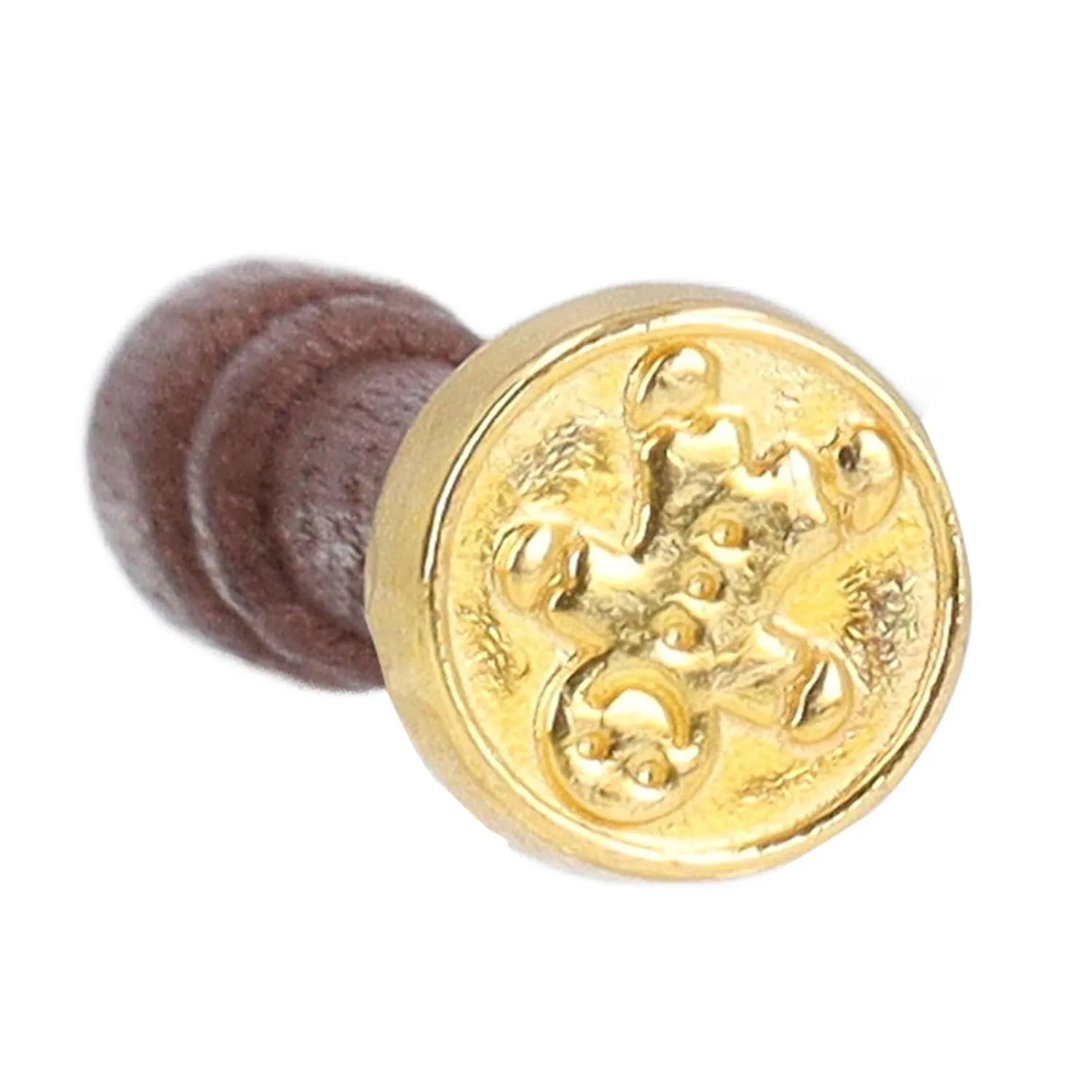 TOPINCN Dollhouse Wax Seal Stamp Sealing Wax Warmer for Dollhouse Accessories Multipurpose Innovative Simulation Exquisite Miniature Wax Seal Stamp Set (Christmas Pattern)