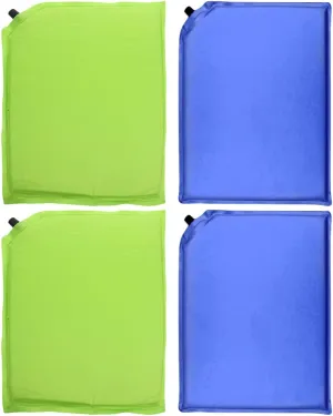Totority 4pcs Portable Self-Inflating Outdoor Seat Cushion Camping Sleeping Pad for Hiking Travel Compact Design for Easy Storage for Stadiums Outdoor Activities