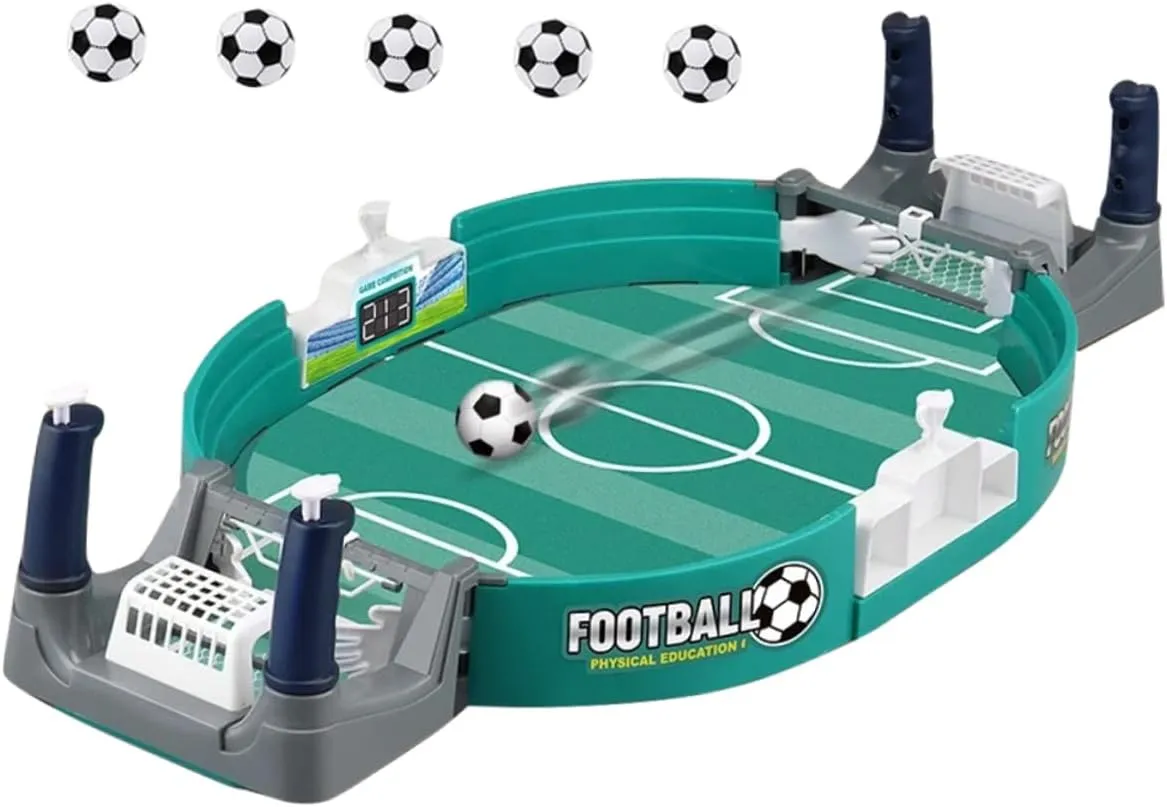 TOYANDONA 1Set Interactive Table Football Game Mini Soccer Board Game for Adults Indoor Sports Entertainment Lightweight Portable for Family Fun and Parties