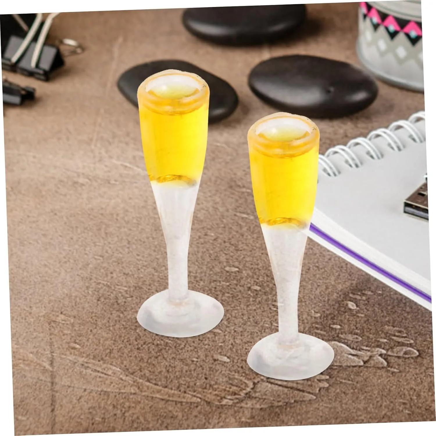 TOYANDONA 30pcs Miniature Wine Glasses Realistic Props for Dollhouse Decor for Mini House Decoration Miniature Scenes Compact Design