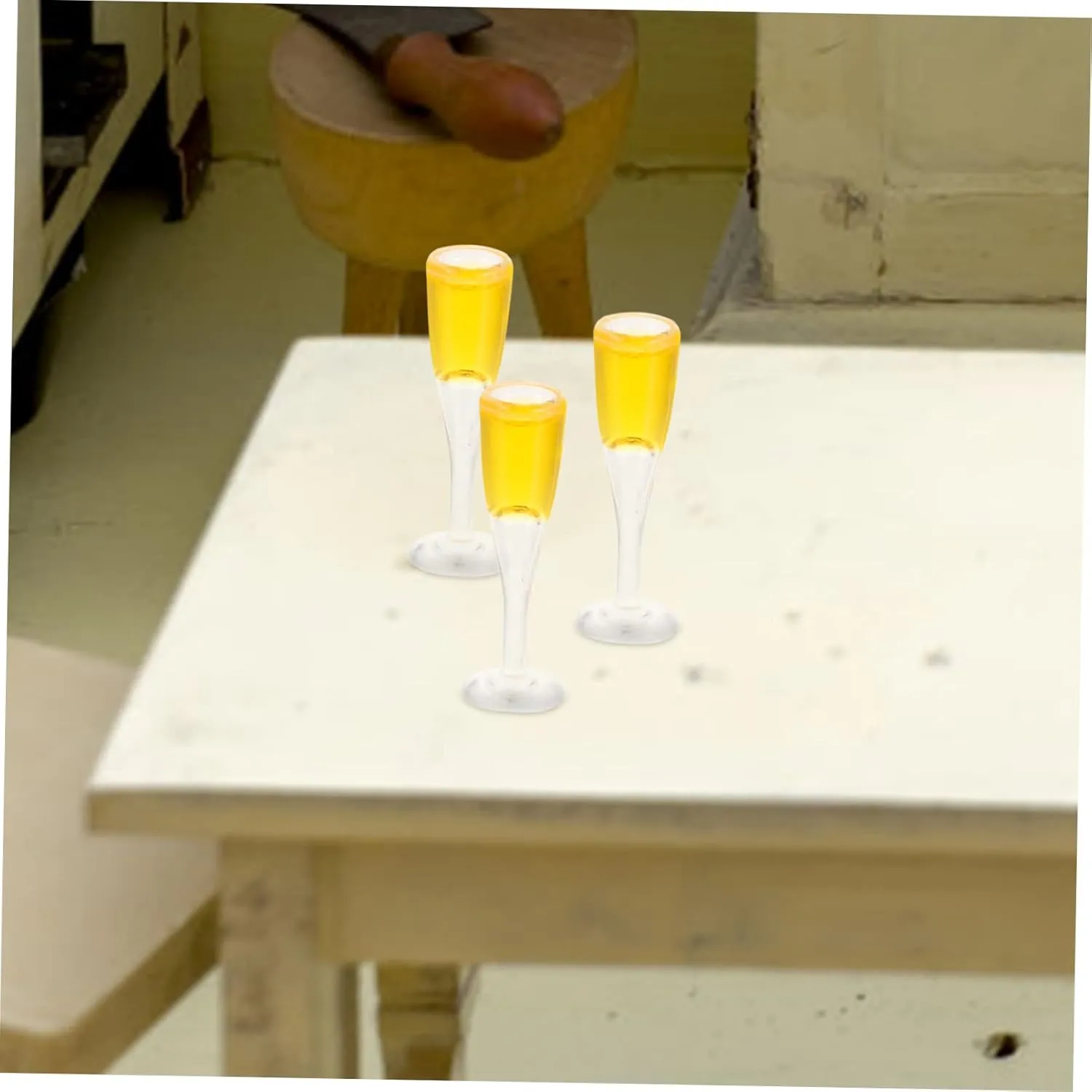 TOYANDONA 30pcs Miniature Wine Glasses Realistic Props for Dollhouse Decor for Mini House Decoration Miniature Scenes Compact Design