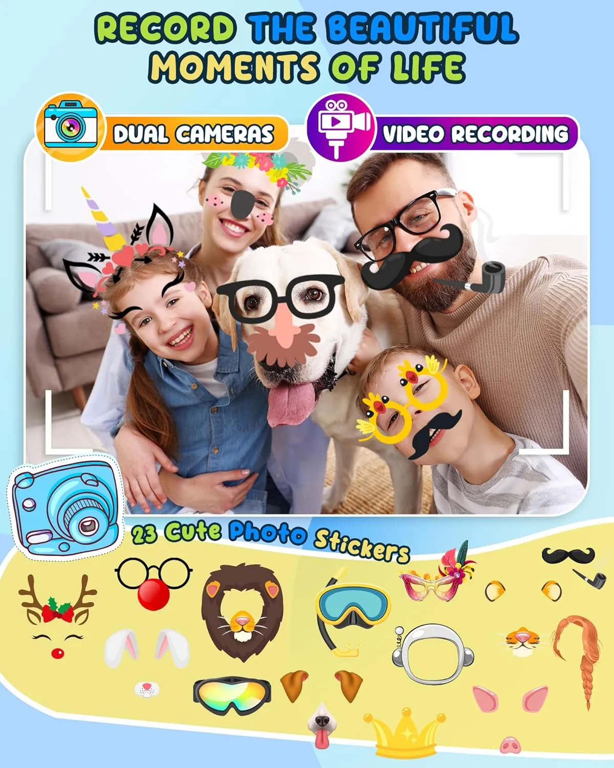 UCIDCI Kids Smart Phone Toys for Girls Toddler Phone Toys with Learning Games, Christmas, Birthday Gifts for 3 4 5 6 7 Year Old Boys Blue