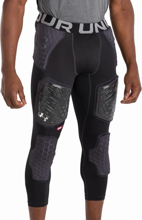 Under Armour Gameday Pro 7-Pad Football Tights, Men's Compression Pants with Protection for Practice & Game Day, Adult Sizes