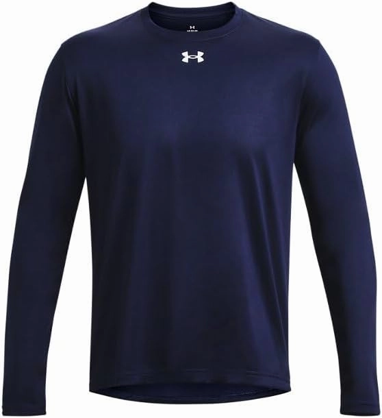 Under Armour Men's Team Tech Loose White/Grey Long Sleeve Shirt