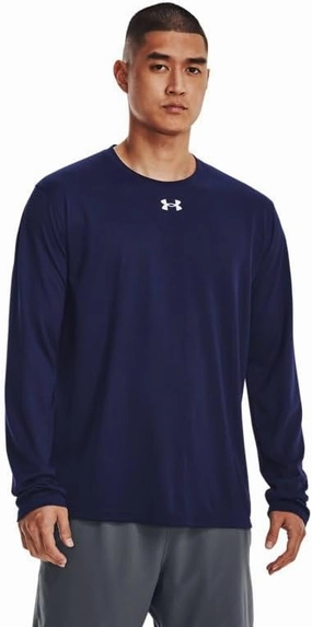 Under Armour Men's Team Tech Loose White/Grey Long Sleeve Shirt