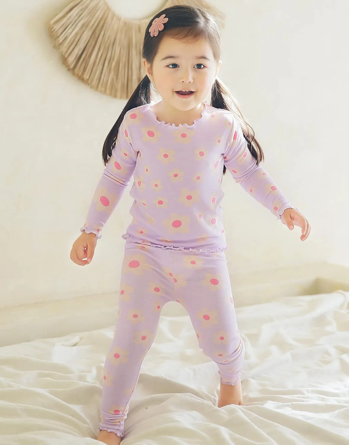 VAENAIT BABY 6M-12Y Kids Unisex Girls & Boys Soft Comfy Modal Tencel Sleepwear Pajamas 2pcs or 4pcs Set