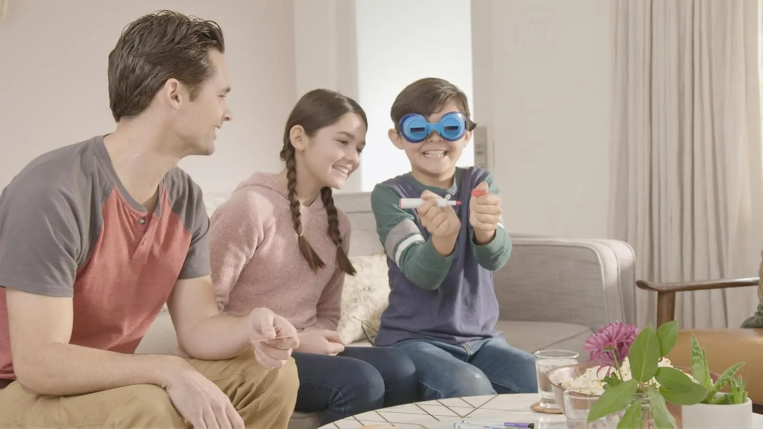 Vango The UpsideDownChallenge Game for Family & Kids - Fun Challenges with Upside Down Goggles - Hilarious for Game Night & Parties - 2-6 Players, Ages 8  (Standard Edition)